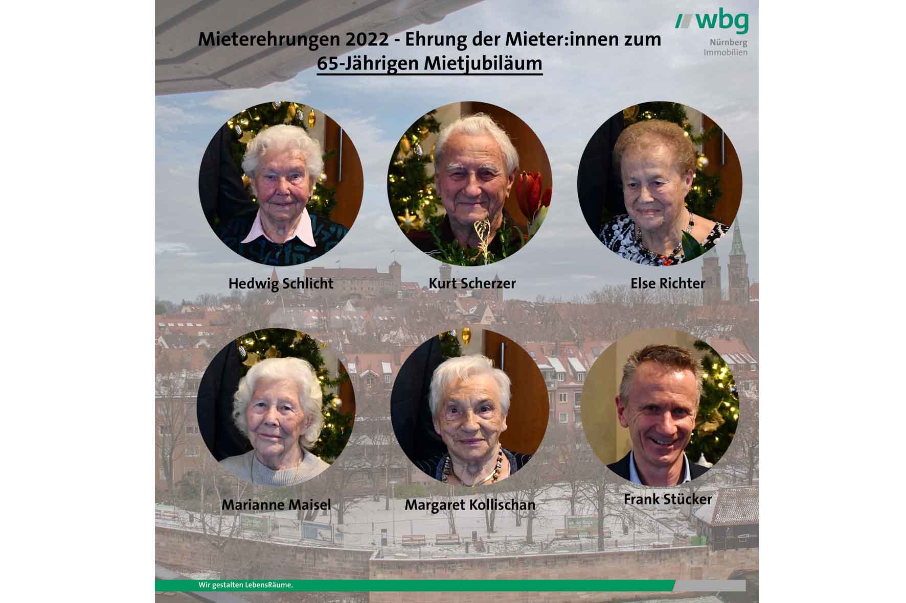 wbg-Nürnberg ehrt langjährige Mieter #nürnberg, #nuremberg, #wbgnuernberg, #stiftung, #neubau, #mietwohnungen, erneuerung, #abriss, #aufbau, #klimaziele, #ispfd,