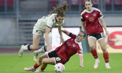 #Fußball, #Liga1, #Bundesliga, #DFL, #DFB, #Nürnberg, #1fcn, #fcn, #damen, #frauen, #Stadion, #MaxMorlockStadion, #Ball, #Sport, #Fans, #Jubel, #Torjubel, #Fahnen, #Fanblock, #Faszination, #Action, #Zweikampf, #Schiedsrichter, #Linienrichter, #SparkasseNürnberg, #NErgie, #Zuschauer, #fussball,
